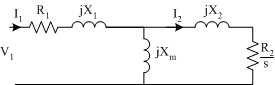 im equivalent cct without core loss resistor