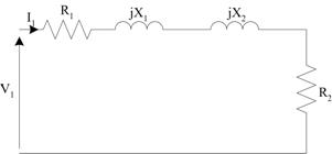 Locked Rotor Test Equivalent Circuit