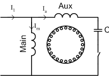 Capacitor-Start Circuit Schematic